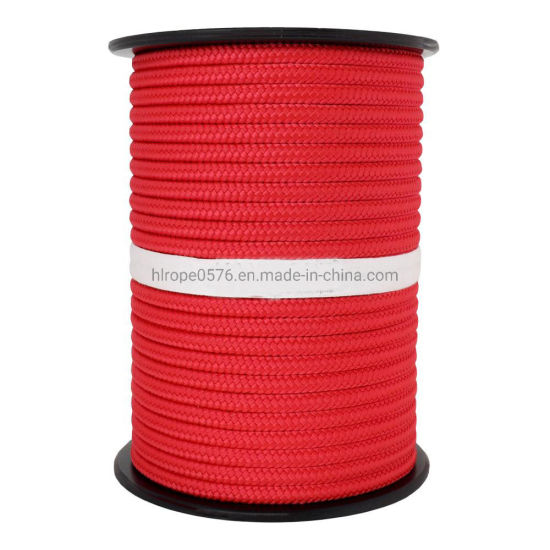 PP 绳多股编织和 8mm 标准颜色红色