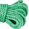 工厂3股绿色PP绳聚丙烯绳钓鱼和系泊用船用绳