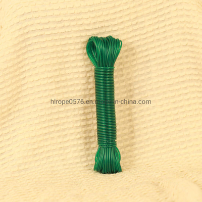 PVC +高强度涤纶纱晾衣绳
