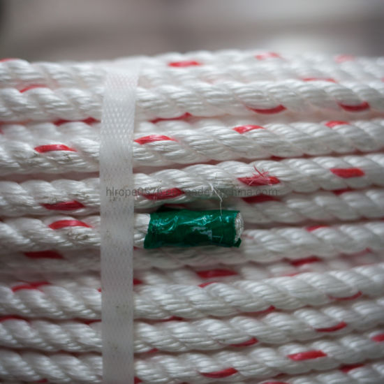 10mm 白色带红色斑点浮动多钢绳（220m 线圈）