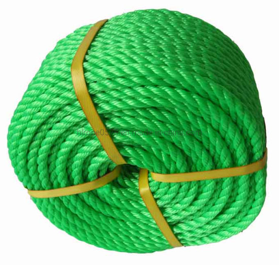 PE绳-3股绿绳钓鱼塑料绳