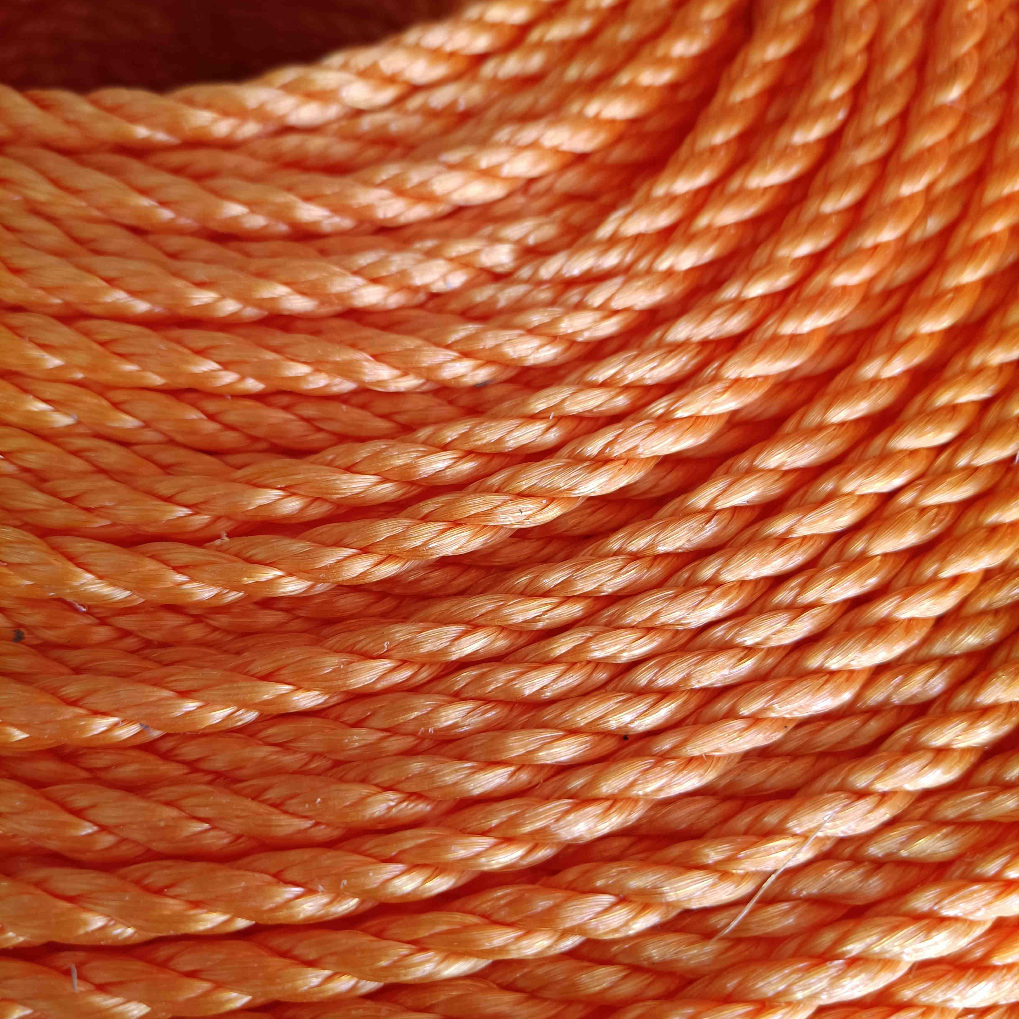 12mm橙色聚乙烯绳（220m线圈）